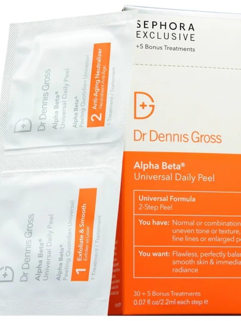 Dr. Dennis Gross Skincare Alpha Beta® Universal Daily Peel Pads - 35 Ct